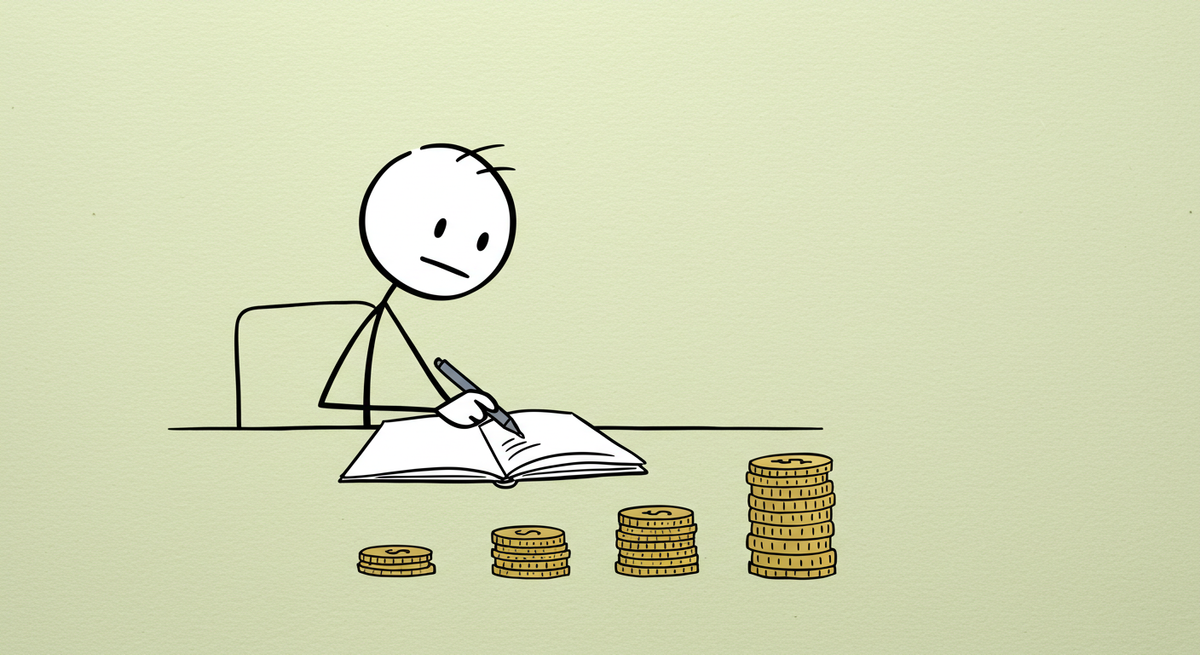 Calculating optimal trading starting capital from savings